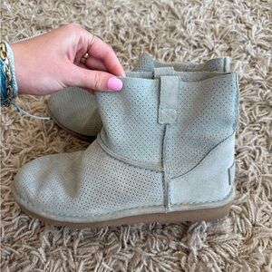UGG Light blue Perforated Ankle Booties